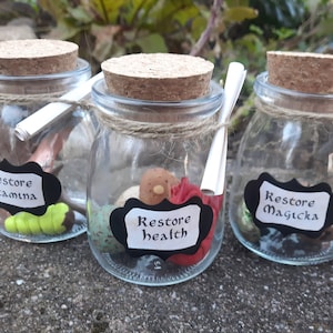 Elder Scrolls V: Skyrim Potion Recipe Ingredients Collection Bottle