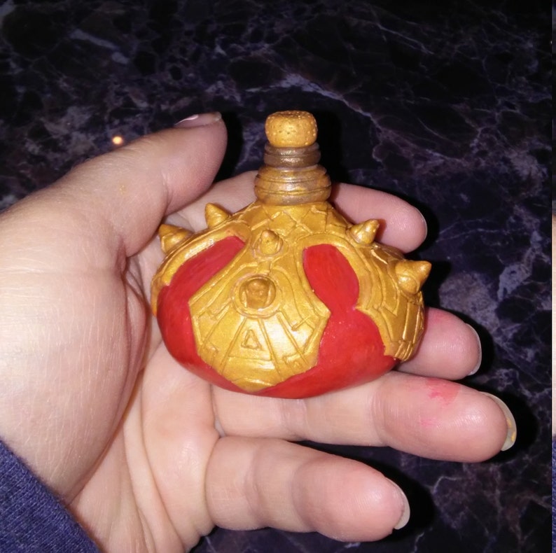 Skyrim Potion Of Blood Bottle Miniature Alchemy Etsy