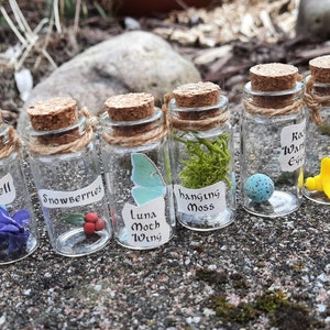 Individual Skyrim Alchemy Potion Bottle Ingredients; custom made, EVERY SINGLE INGREDIENT in the game!! Toy fantasy items