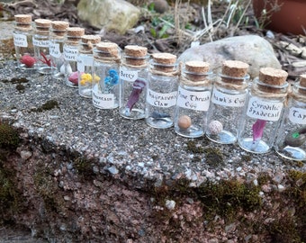 Składniki butelki mikstury alchemicznej Skyrim; kompletny zestaw 109 SKŁADNIKÓW w grze PLUS darmowy prezent!!! Fantastyczne przedmioty do zabawy