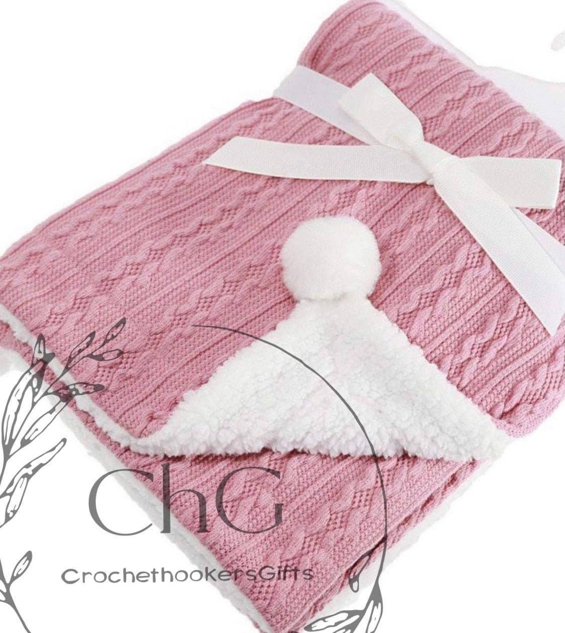 Personalised baby blanket baby blanket cot blanket knitted Etsy