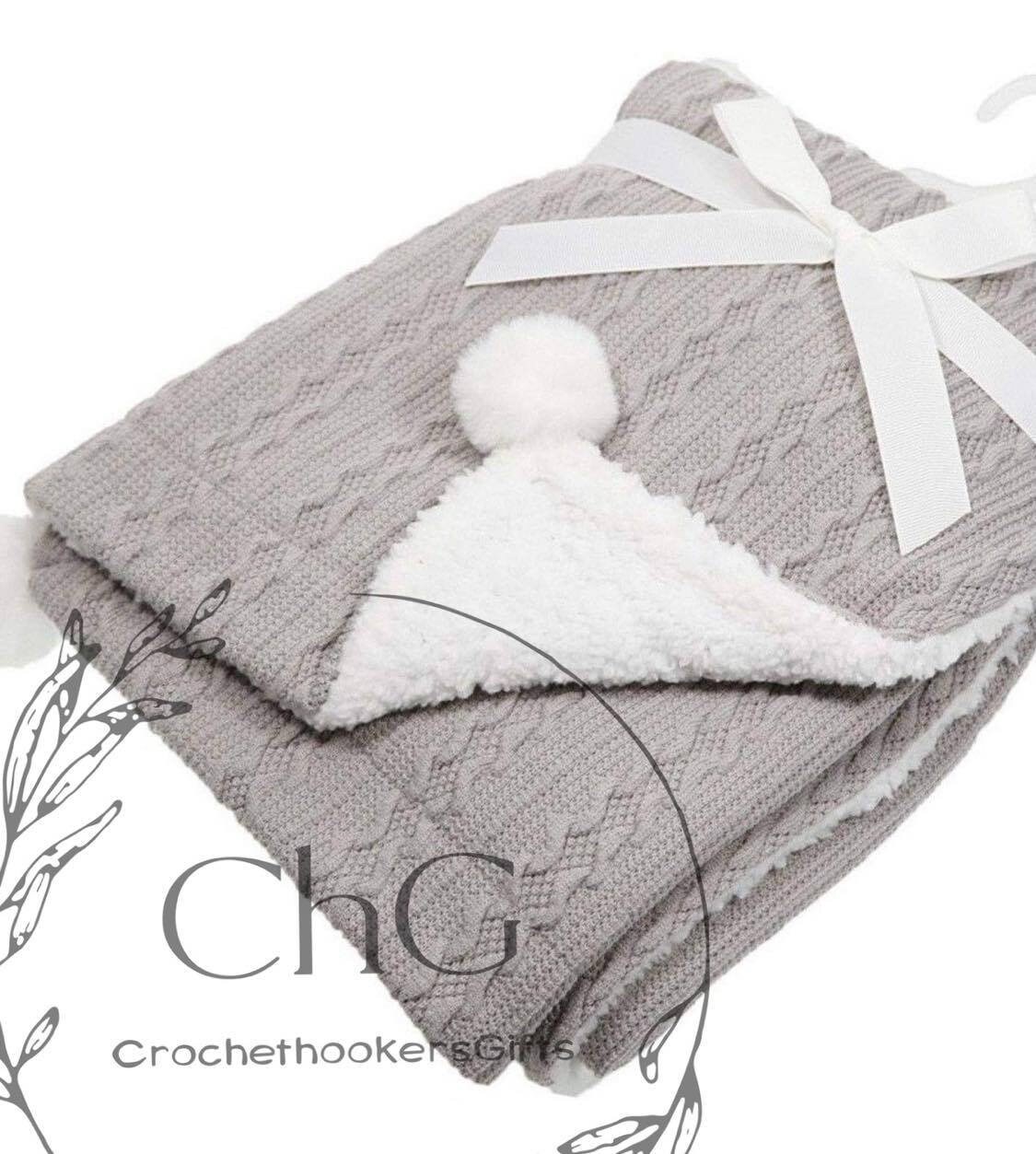 Personalised Baby Blanket Baby Blanket Cot Blanket Knitted Etsy UK