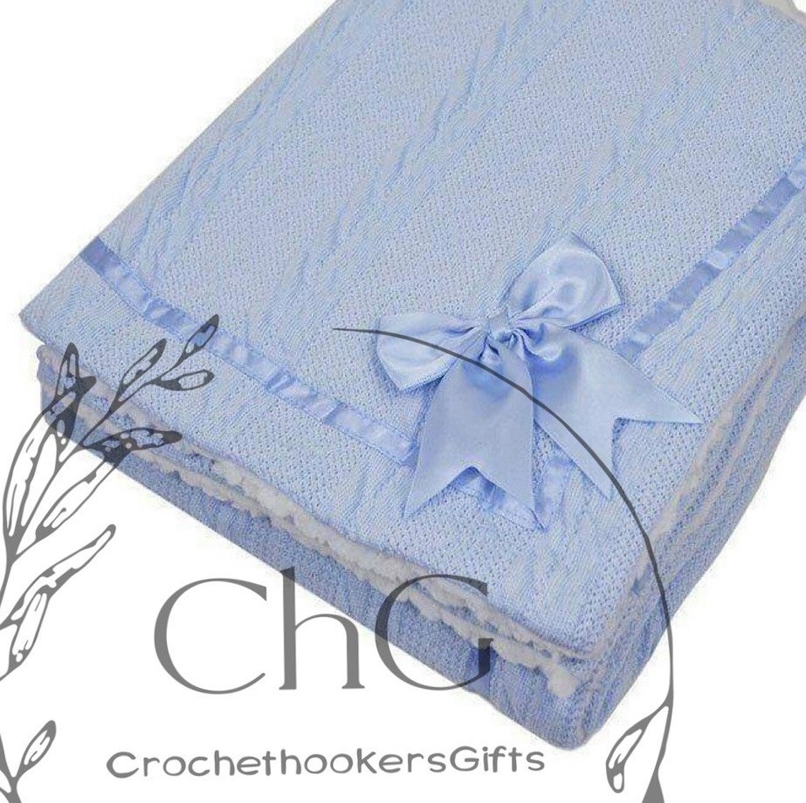 Personalised baby blanket baby blanket cot blanket Etsy