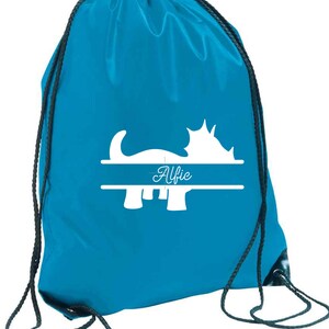 Personalised gym bag, kit bag, boot bag, shoe bag, wellie bag, dance bag, swimming bag, drawstring bag, school bag, sports bag, PE bag, PE