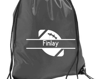 Personalised gym bag, kit bag, boot bag, shoe bag, wellie bag, dance bag, swimming bag, drawstring bag, school bag, sports bag, PE bag, PE
