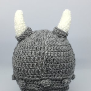 Crochet Viking Hat, Newborn Viking Hat, Baby Viking, Photo Prop, Autumn Photo Props, Viking Helmet. Made to Order