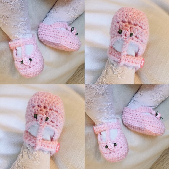 etsy crochet baby shoes
