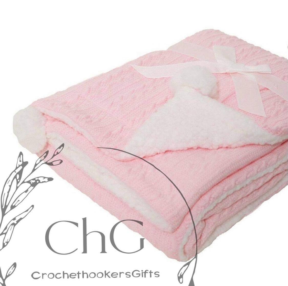 Personalised baby blanket baby blanket cot blanket knitted Etsy