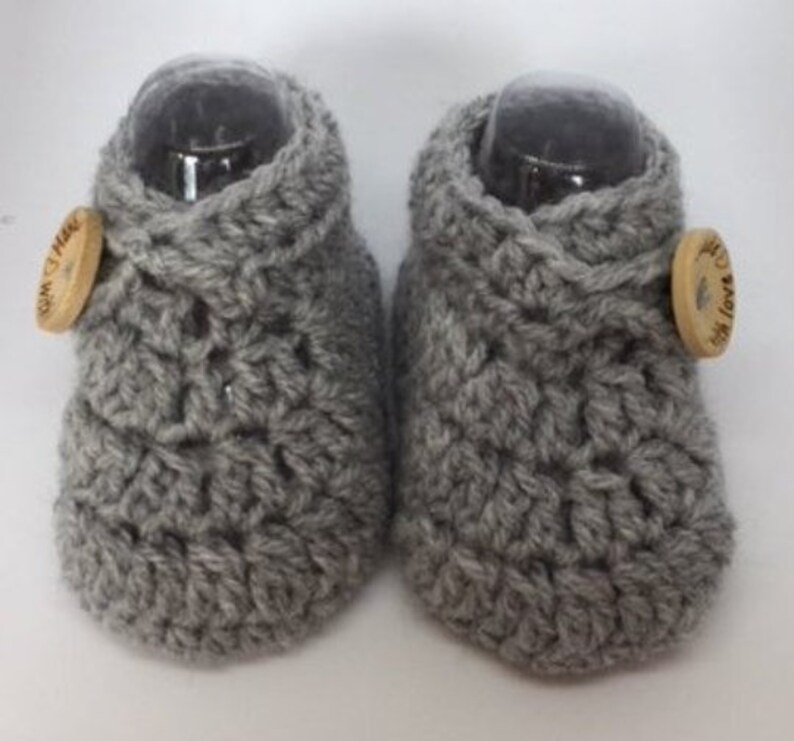 Crochet baby booties crochet baby shoes unisex baby booties Etsy