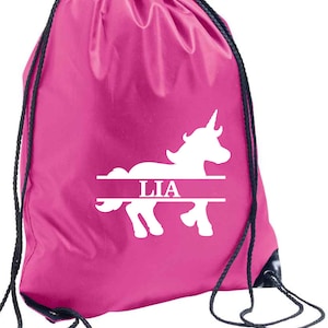 Personalised gym bag, kit bag, boot bag, shoe bag, wellie bag, dance bag, swimming bag, drawstring bag, school bag, sports bag, PE bag, PE
