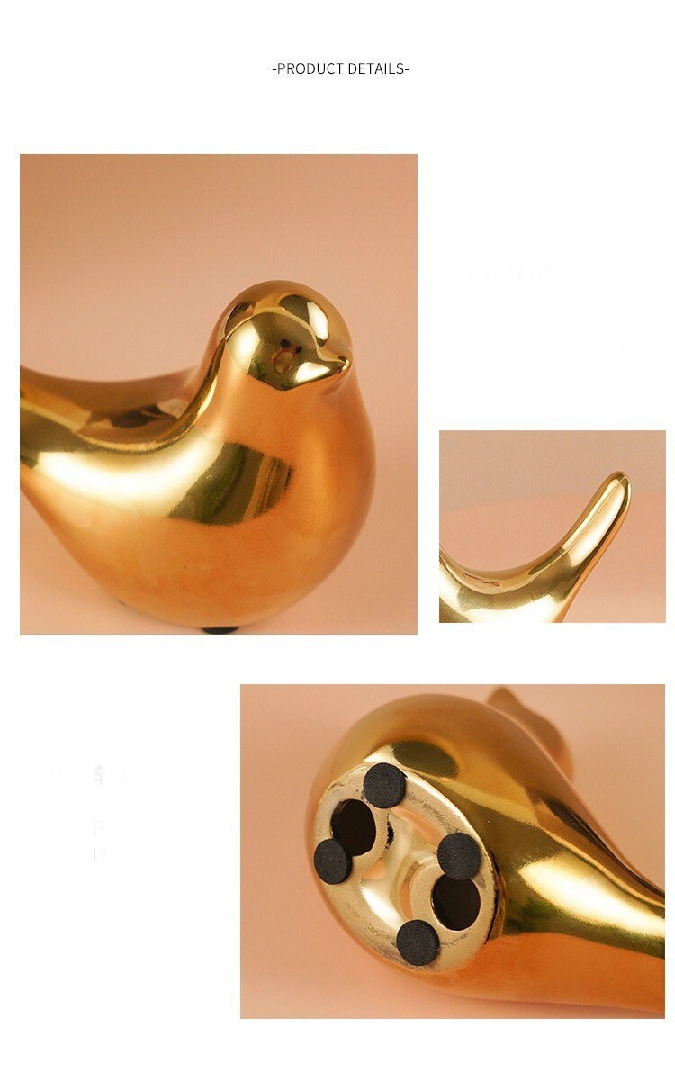 Home Decor Birds Art Metal Bird Sculptures and Statues 3 Etsy