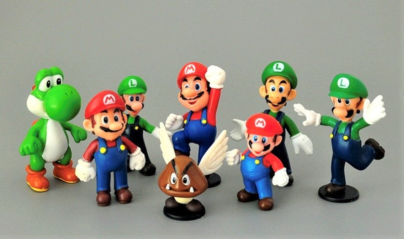 Super Mario Figure 18 PCS Set Toys 