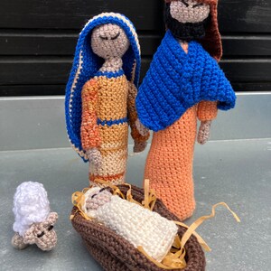 crèche, fait main, crochet, unique, Noël, cadeau, nummer 2 (5)