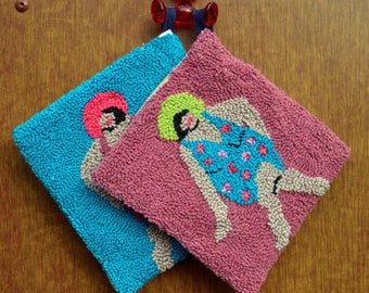 potholders, kitchen, gift, Mother's Day, ladies, fat ladies, humor, friendship, cook, affordable