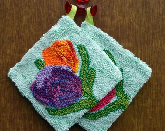 potholders, kitchen, gift, Mother's Day, tulips, Dutch, souvenir, cook, affordable