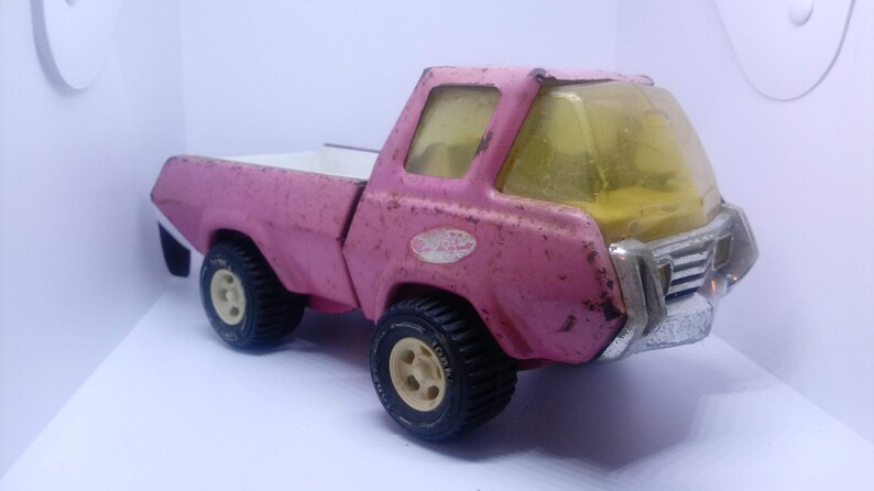 purple tonka truck