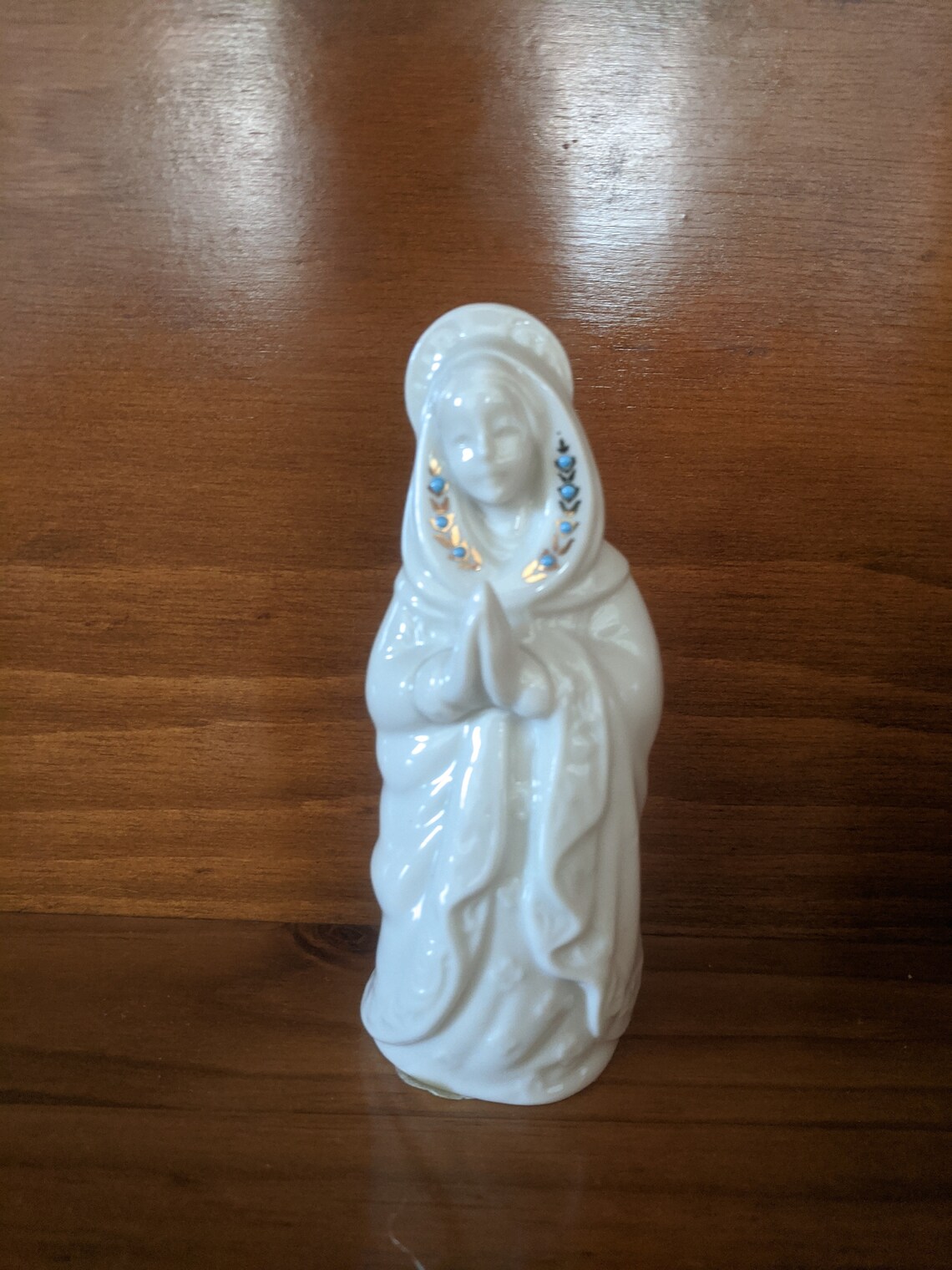 Lenox China Jewels Series Virgin Mary Figurine Christmas image 0