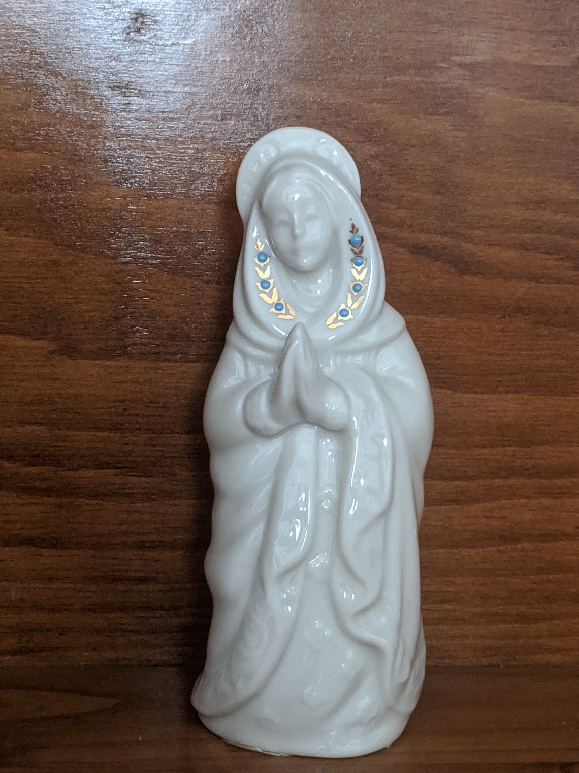 Lenox China Jewels Series Virgin Mary Figurine Christmas image 3