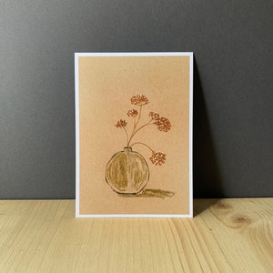 Postkarte Schafgarbe
