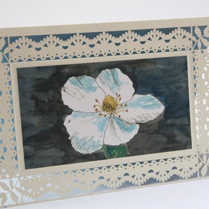 Klappkarte Blüte