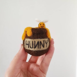 Felted Honey Pot Newborn Photography Prop