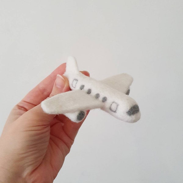 Felted Airplane Newborn Photography Prop