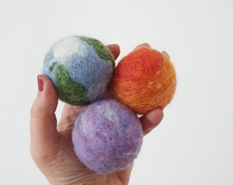 Felted Planets Newborn Photography Prop