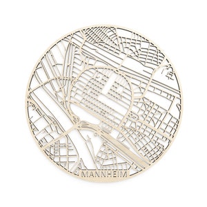 Mapa de madera de Mannheim