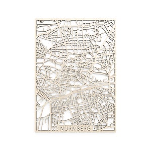 Carte en bois de Nuremberg