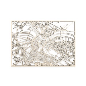 Carte en bois de Dresde