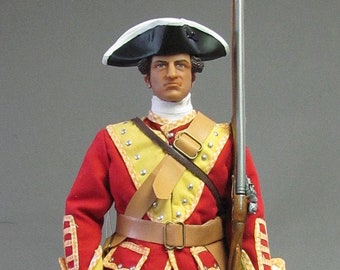 British Redcoat 1:6 scale figure 1745