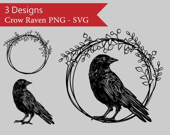 Download Raven Svg Bundle Etsy