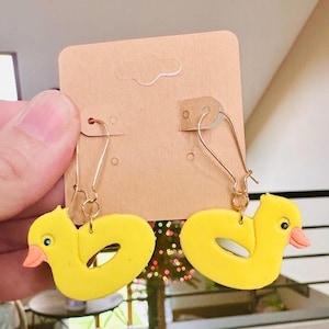 Duck Float Earrings