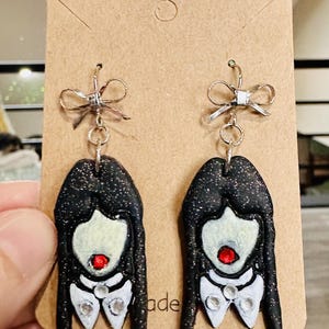 Wednesday Halloween Earrings