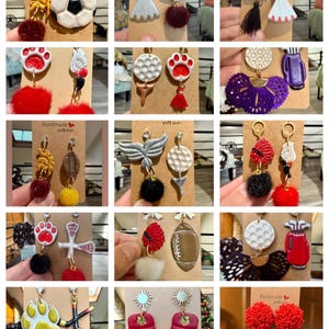 Custom Sports Earrings