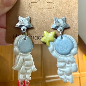 Astronaut Earrings