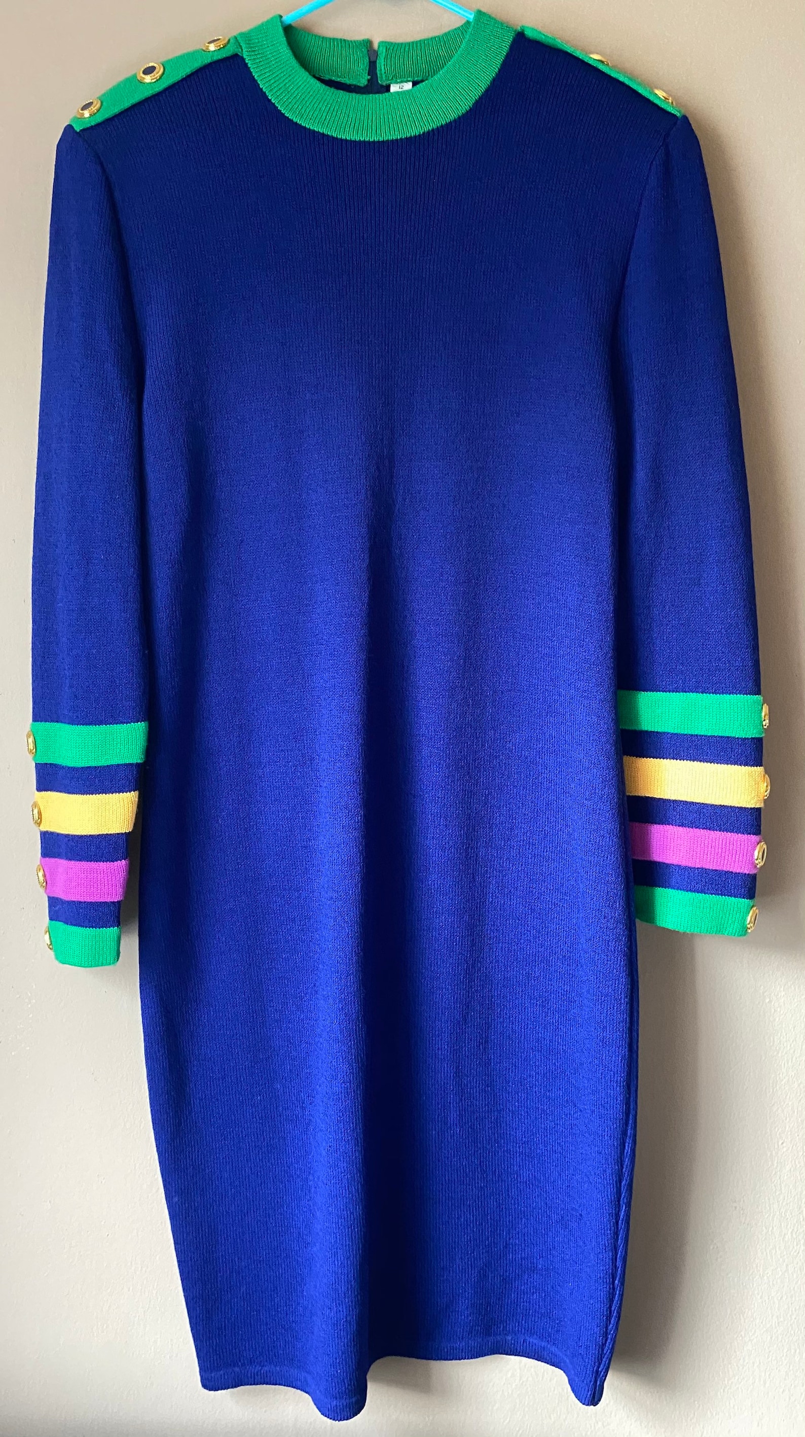 St. John Collection by Marie Gray Knit Sweater Dress Etsy