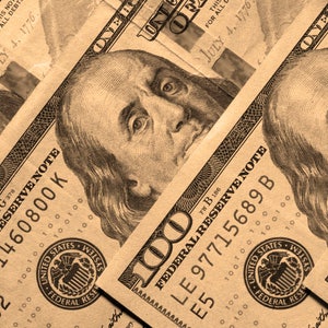 Modern contemporary artwork of Ben Franklin, Money Photography, Fine art, 100 dollar bill, Poster, Office art, Printable Digital download