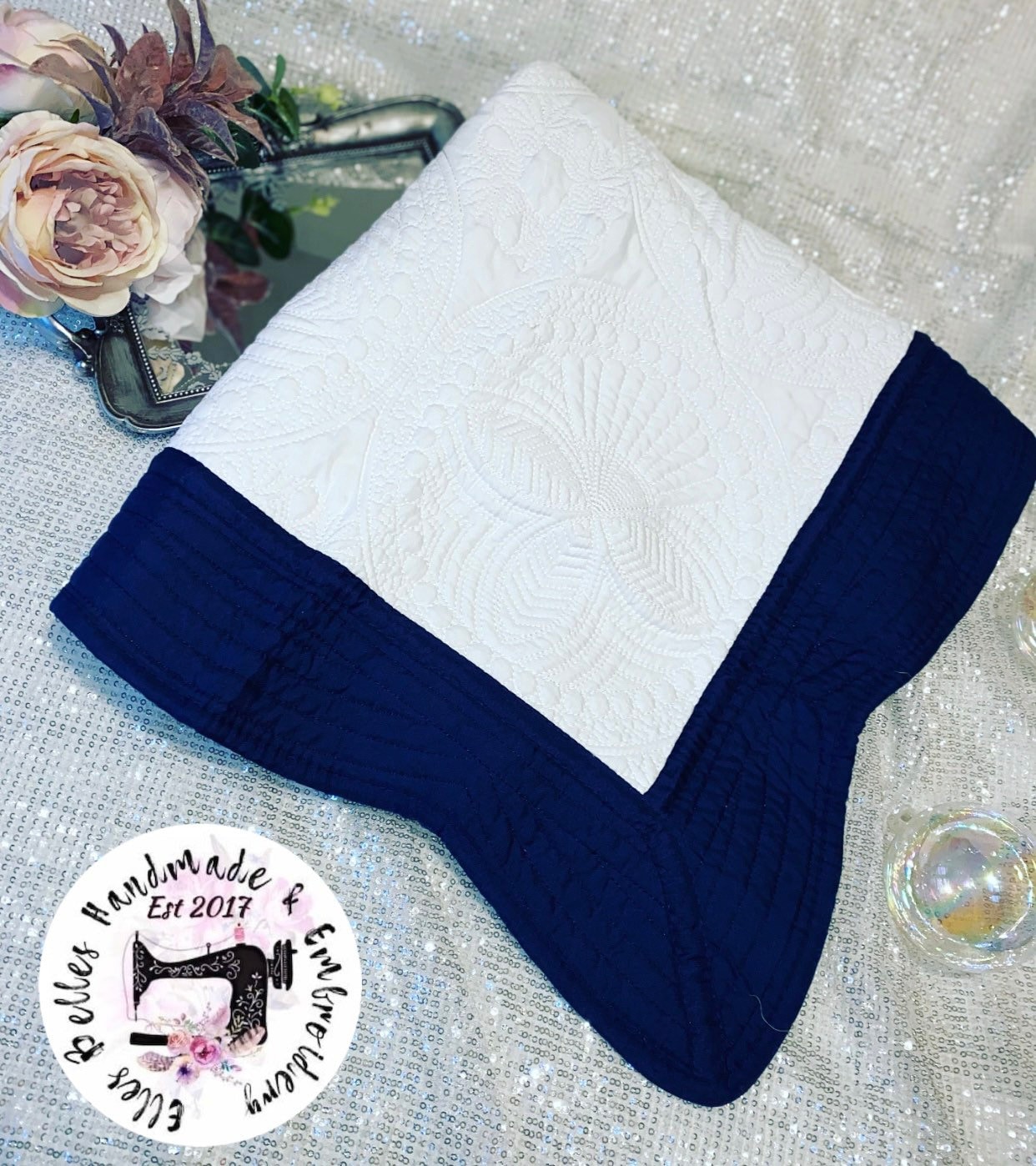 Baby Quilt Baby Heirloom Quilt/blankets. Embroidery Etsy UK