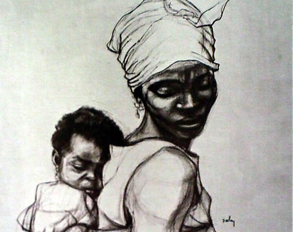 Herman Kofi Bailey- African Series #2 (Offset Print)