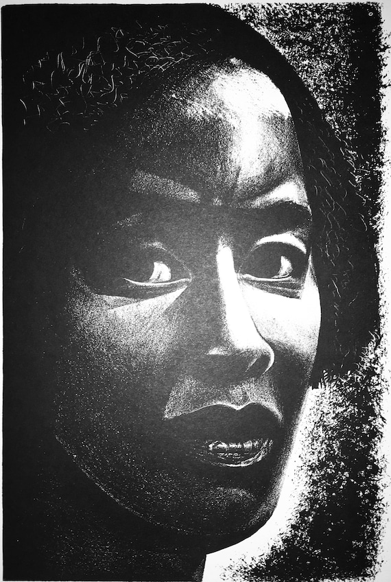 Elizabeth Catlett- Cabeza (Head) (Offset Print)
