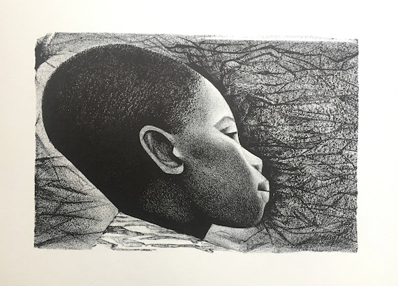 Elizabeth Catlett- Negroes Bello I (Black Is Beautiful) (Offset Print)