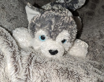 Weighted Husky Dog Puppy Plush for Anxiety, ADHD, Stress, Autism, Comfort Therapy Stuffed Animal