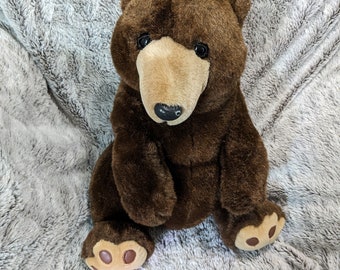 Weighted 1-5lbs Large Brown Bear Plush for Anxiety, ADHD, Stress, Autism, Comfort Therapy Stuffed Animal