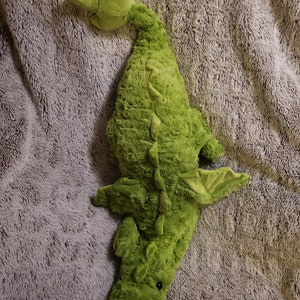 Weighted Green Dragon Plush for Anxiety, ADHD, Stress, Autism, Comfort Therapy Stuffed Animal