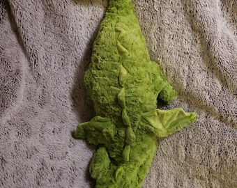 Weighted Green Dragon Plush for Anxiety, ADHD, Stress, Autism, Comfort Therapy Stuffed Animal