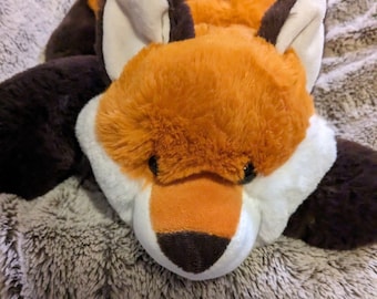 Weighted 1-5lbs Large Fox Plush for Anxiety, ADHD, Stress, Autism, Comfort Therapy Stuffed Animal