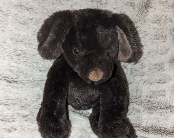 Weighted Brown Dog with Brown Collar Puppy Plush for Anxiety, ADHD, Stress, Autism, Comfort Therapy Stuffed Animal
