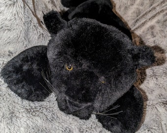 Weighted 1-4lbs Large Black Panther Plush for Anxiety, ADHD, Stress, Autism, Comfort Therapy Stuffed Animal