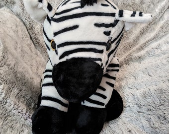 Weighted 1-4lbs Large Zebra Plush for Anxiety, ADHD, Stress, Autism, Comfort Therapy Stuffed Animal